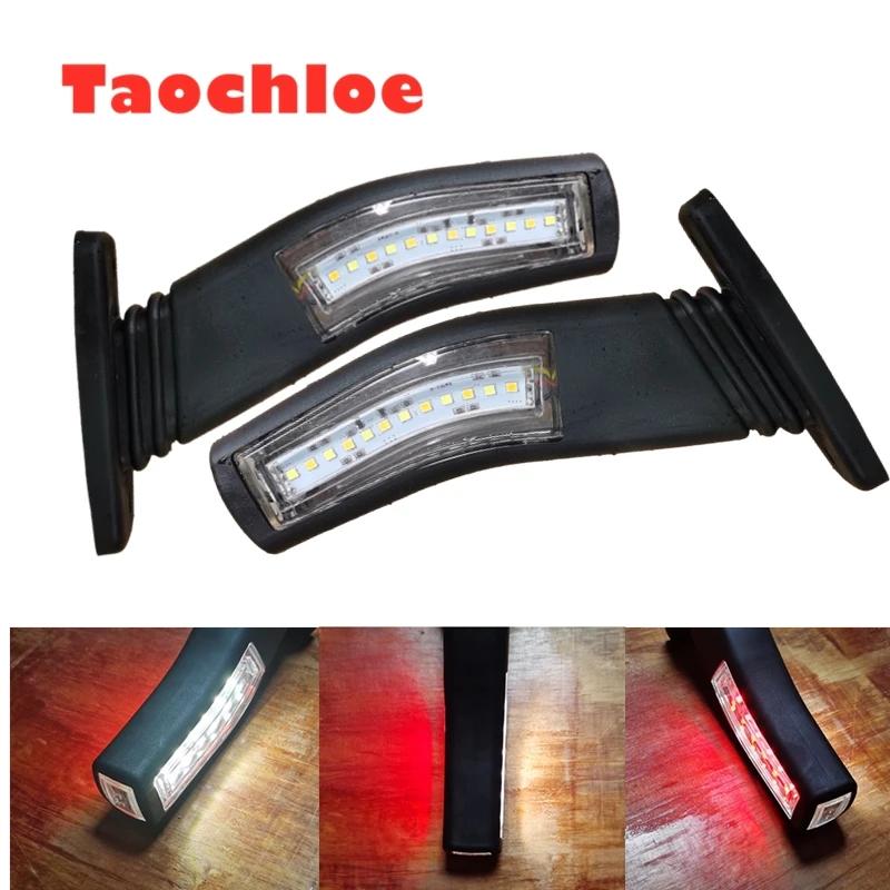 1 pereche 10-30v LED lumini laterale de contur lampă de tulpină lampă de marcare lampă E8 E-MARK remorcă camion camion tractor autobuz lumini
