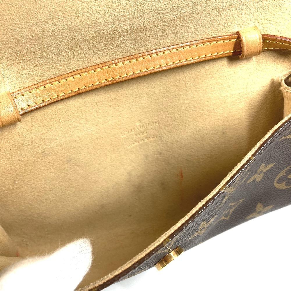 Louis Vuitton M51854 Monogram Pochette Twin PM Crossbody Shoulder Bag