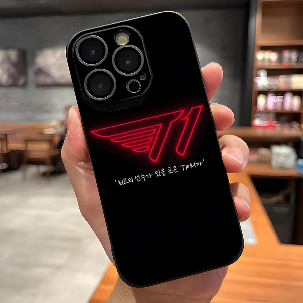 

SKT T1 ESports Phone Case For IPhone 17 Pro Max 15 Pro 16 14 Plus 12 13 Mini 11 Pro Shockproof Soft Cover iPhone16Pro