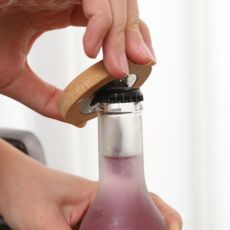 1~5pcs Bottle Opener Wooden Suitable for Bar Blank DIY Household Barware Tool Wedding Favors Bottle Opener for Guests TMZ