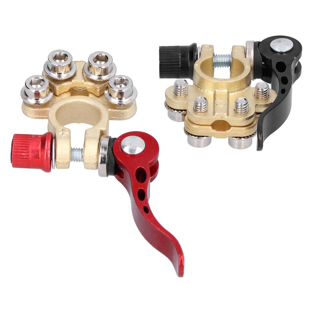 Battery Terminal 4 Way Positive Negative Car Connector Clamp for Truck Vehicle X0374