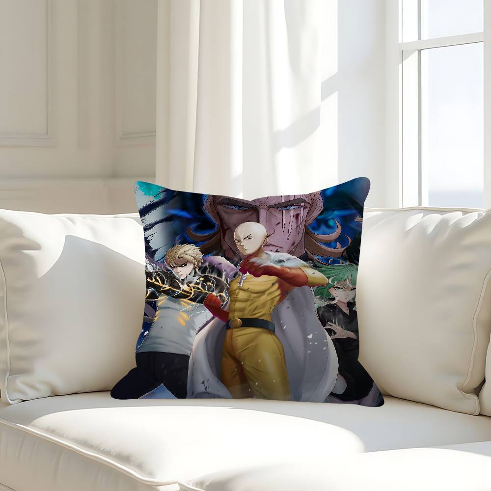 Anime O-One-Punch-Man Kissenbezug Abnehmbar Waschbar Kissenbezug – Ganzjahresweichleinen