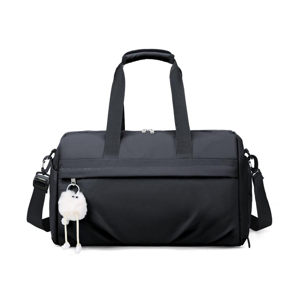Women's fashion sports training fitness yoga bag short outing simple and lightweight portable pull rod travel bag