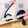 Punch-Free Power Cord Organizer: Electrical Wire Storage Holder & Winding Tool.