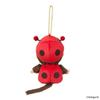 Sekiguchi Monchhichi Big Face SS Keychain Ladybug Plush Insect Mascot