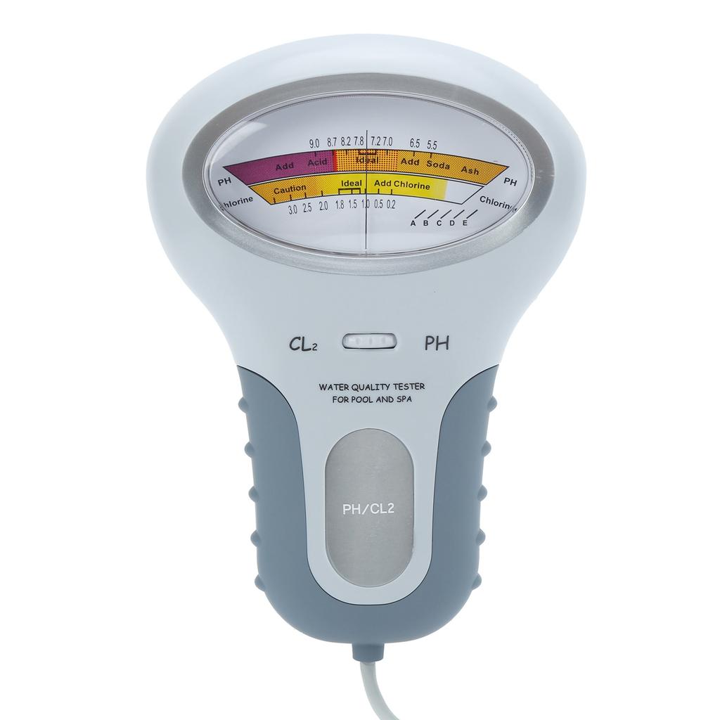 Swimming Pool Supplies Accurate Measurement, Portable and PH Tester for Pool and Spa Maintenance, with LED Display and Handle Probe for Easy Monitori