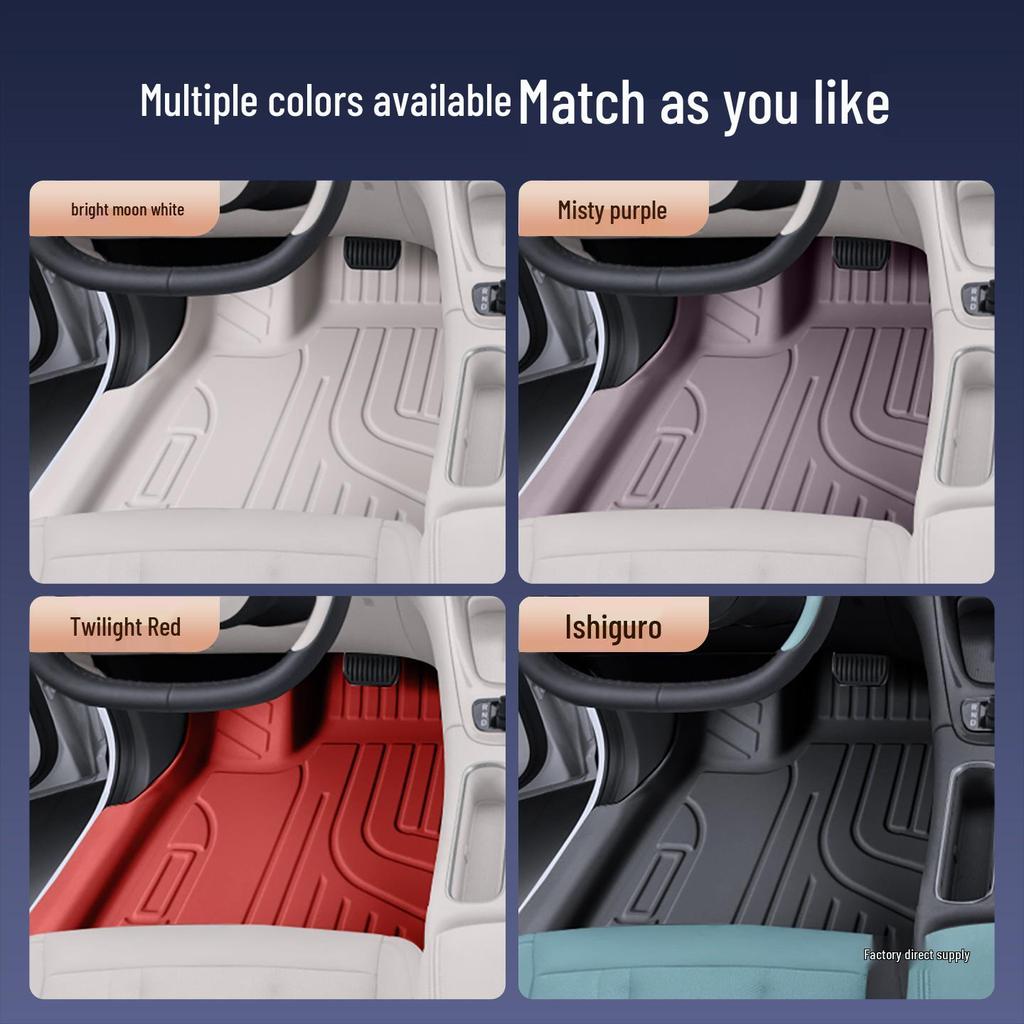 TPE Full Surround Door Sill Car Floor Mats for Geely Xingyuan Dream, Freedom, Explore+ Editions 26