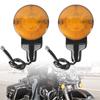 2pcs Motorcycle Front Rear Flat LED Turn Signal Light Amber Indicator Lamp Accessories for Ha-rley Touring 2001-2018