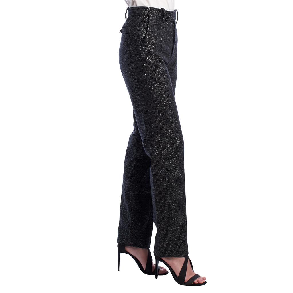 Women's Straight Lurex Pants WKCE0104F