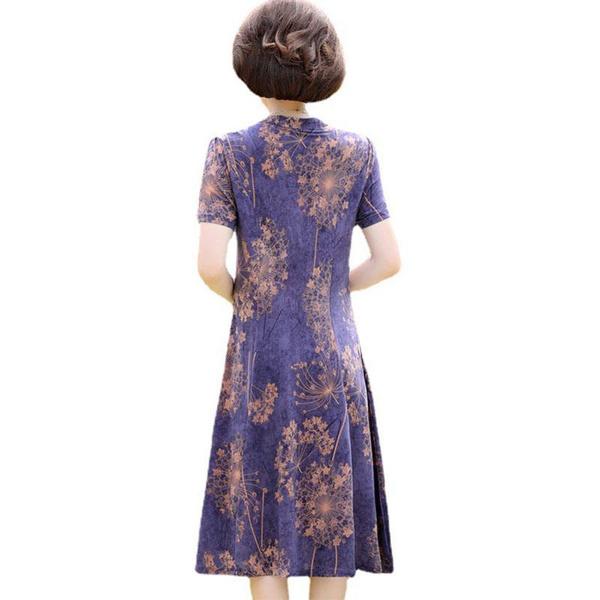 Cheongsam retro, mamă de vârstă mijlocie și în vârstă, costum cu fustă slabă, rochie largi de lungime medie de gamă înaltă