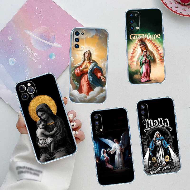 Virgen Maria Phone Case for Motorola Edge 20 30 S30 40 50 Fusion Lite Plus Pro Neo Ultra One Hyper Power Action Zoom Macro Vision