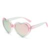 New Oversized Heart Shaped Polarized Sunglasses Uv400 Cute Trendy Love Fashion Eyewear For Women