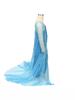 Frozen Girls' Elsa Sequin Mesh Long-Sleeve Formal Dress