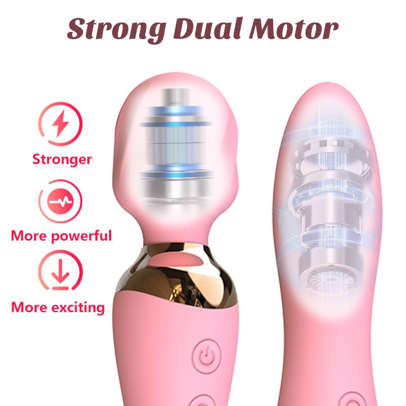 10 Speeds Heating AV Vibrators Magic Wand Vibrators Clitoral Stimulators Vaginal G-spot Massagers Women's Masturbators Sex Toys