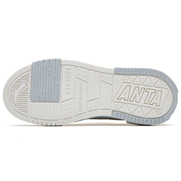Anta Lightweight Breathable Low-Top Sneakers Women Sneakers White Gray 922238066-1