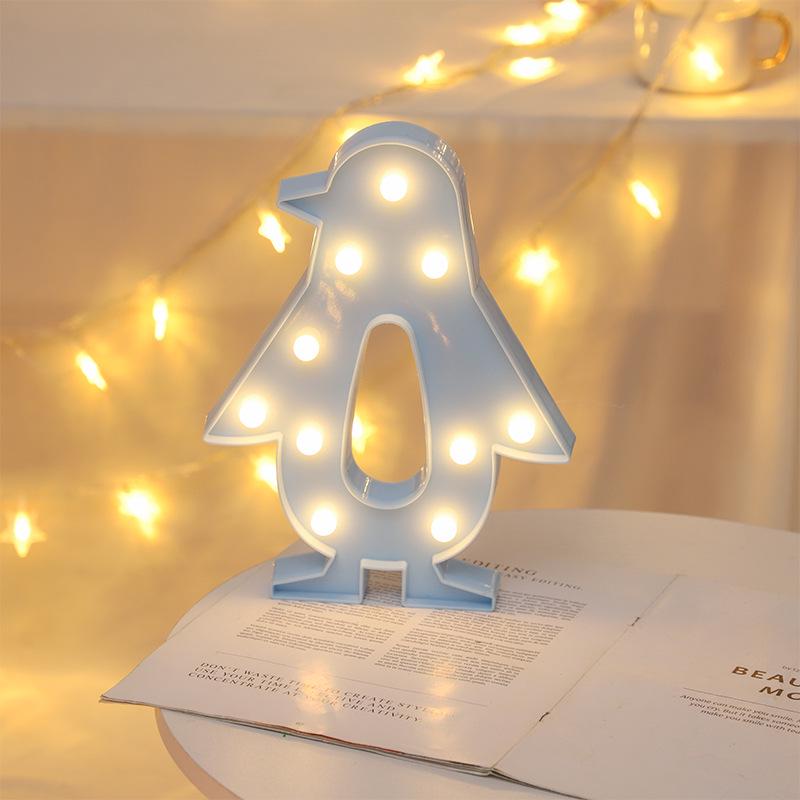 Swan, Cactus, Giraffe Shaped LED Night Light – Colorful Festival Decoration