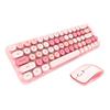 Mofii 2.4G Wireless Keyboard and Mouse sets Colorful Keyboard and Mouse Multi Device Keyboard Kit Compatible with Desktop Laptop