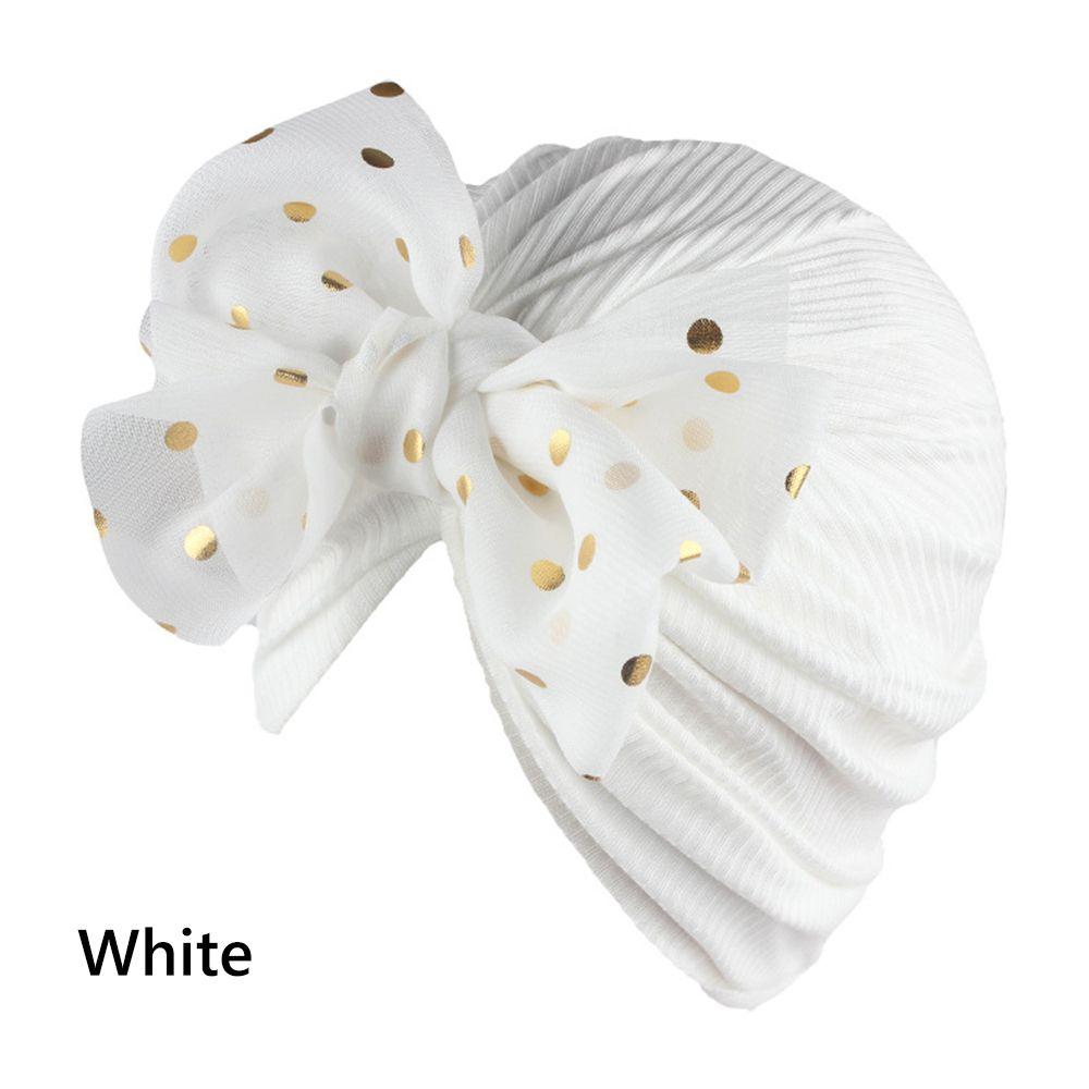 Soft Headwear Hair Accessories Infant Hospital Hat Head Wrap Baby Turban Hat Bowknot Beanies