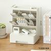 Large Capacity Pencil Holder Desktop Stationery Storage Box Divided Drawer Stationery Organizer for Students Office Storage Rack