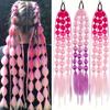 Corlorful Twist Braid Bulk Lantern Braid Braided Ponytails Long Bubble Jumbo Braid  Party