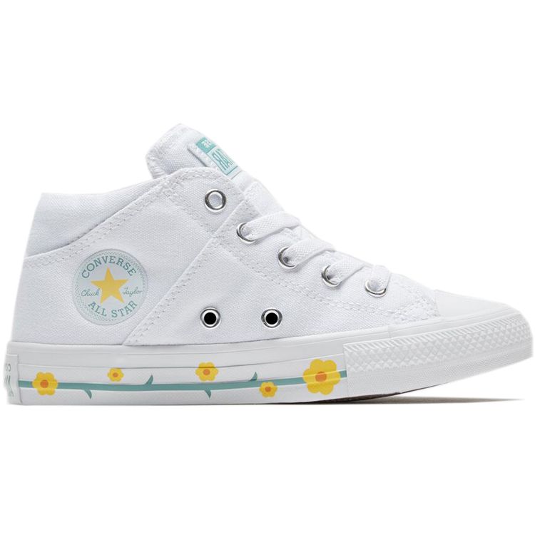 Converse All Star High Top Canvas Shoes White Kids Sneakers 666918C