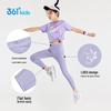361° Girls' Summer High-Elastic Yoga Sports Tights