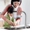 AC 220V Electric Hot Faucet Water Heater Kitchen Cold Heating Faucet Tankless Digital Instantaneou Water Tap With Adapter