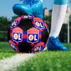 1 Stück OL Größe 5 Fußball PrahaHallenfußball Ball Bunt Alle Altersgruppen Maschinengenäht PVC Wettkampfbereit Langlebig Hoher Rückprall