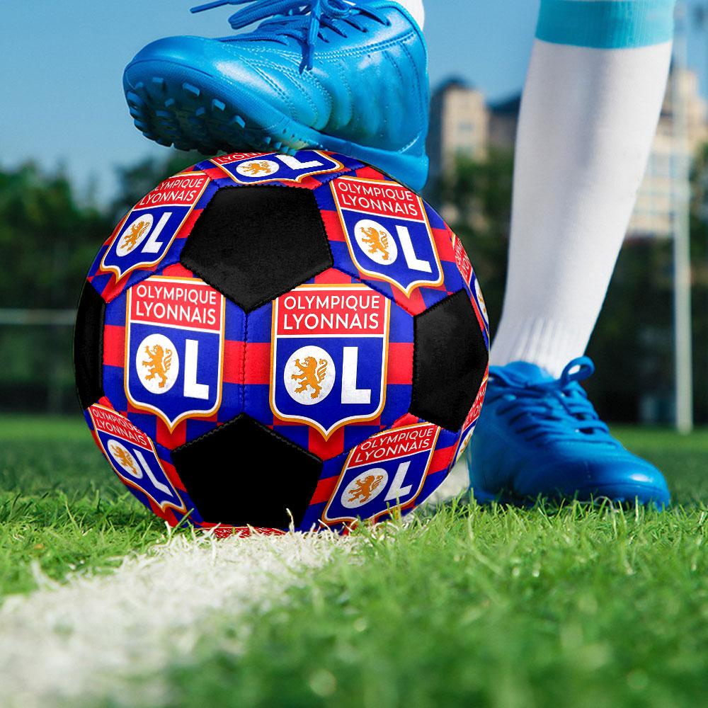 1 Stück OL Größe 5 Fußball PrahaHallenfußball Ball Bunt Alle Altersgruppen Maschinengenäht PVC Wettkampfbereit Langlebig Hoher Rückprall