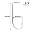 Stainless Steel Barbed Seahorse Fishing Hook