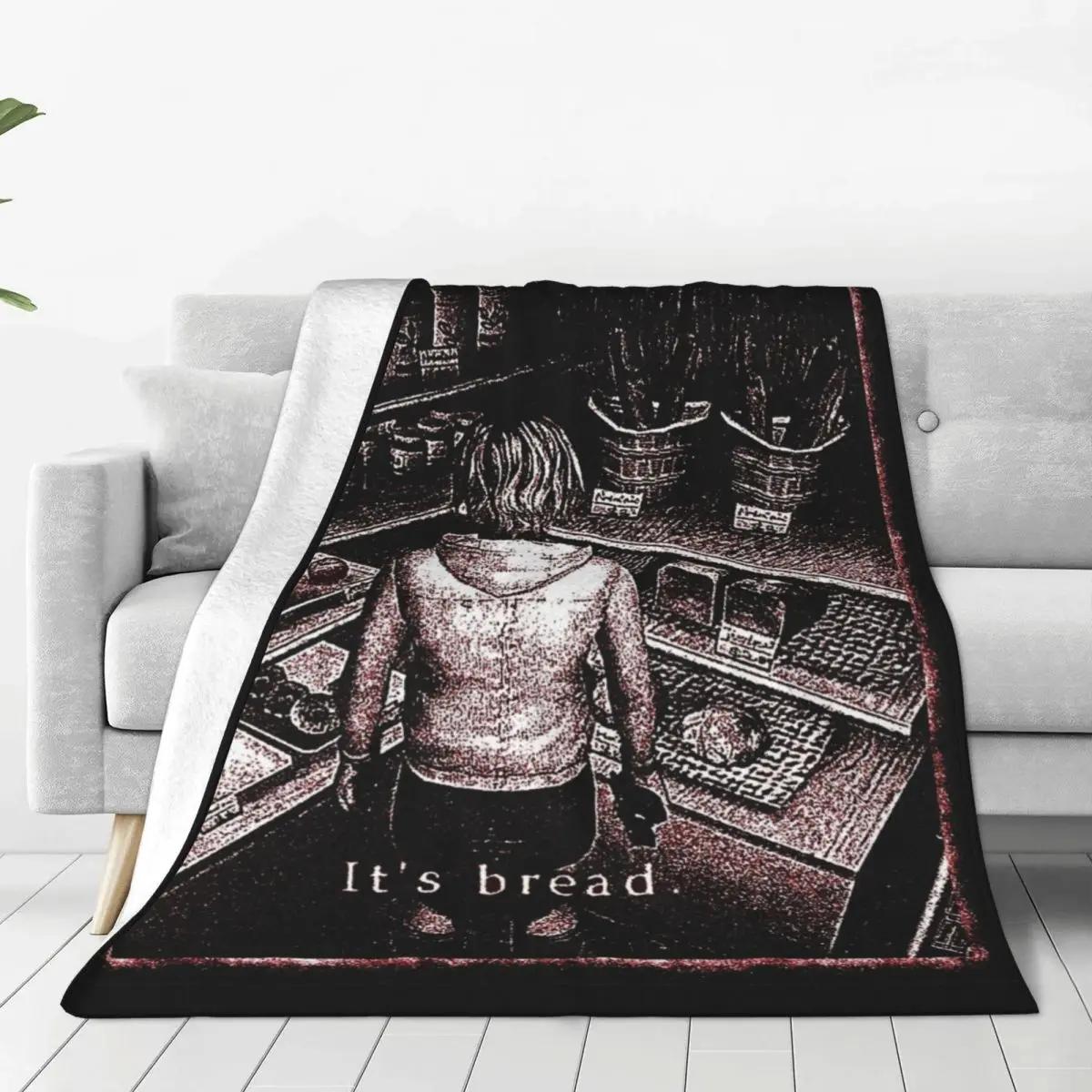 It s Bread Silent Hill 3 Throw Blanket Flannel Home Heather Throw Blankets Cozy Super Soft for Couch Bedspread 80x120cm(31x47inch)