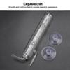Bubble Counter, Glass Material with Replaceable Suction Refiners for Aquarium CO2 System Vertical Configuration
