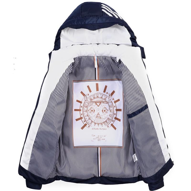 Men Winter Warm Cotton Jacket Ski Jacket Thick Hooded Puffer Coat Stylish And Versatile