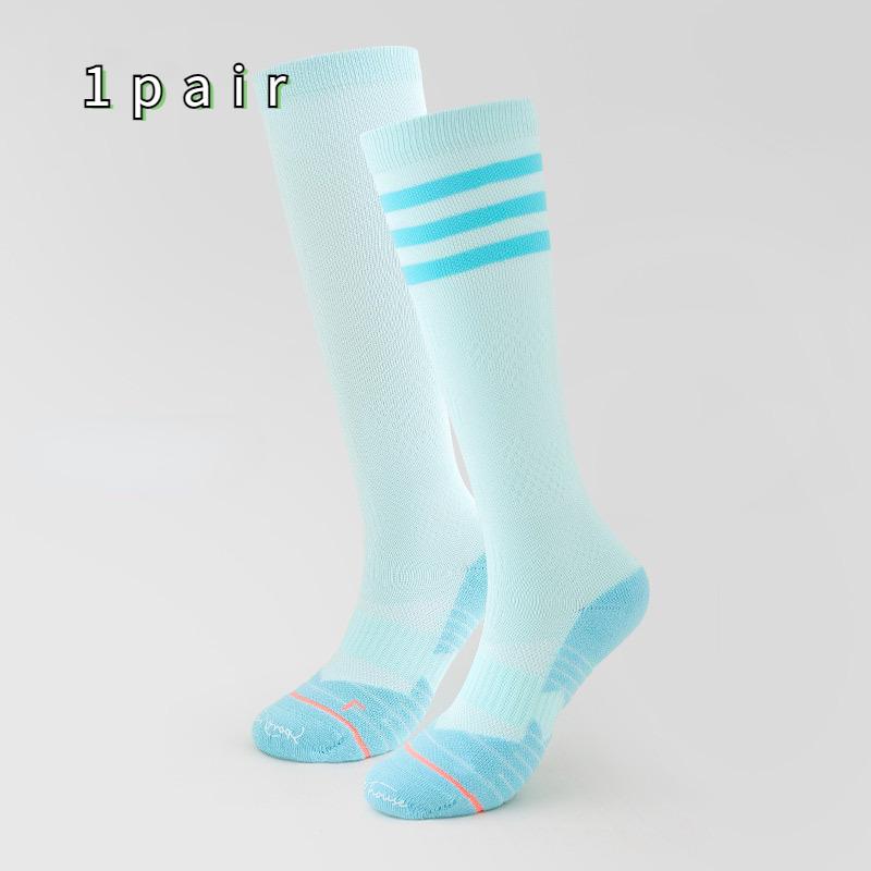 Chaussettes de sport à tube haut pour femme, taille 35-39, fines, pour marathon, course à pied, corde à sauter, été