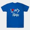 Unisex Fashion TShirt Love Is Greater Than Hate Print TShirt Plus Size XS-6XL T-Shirt 100%Cotton Tops O Neck Short Sleeve Tees