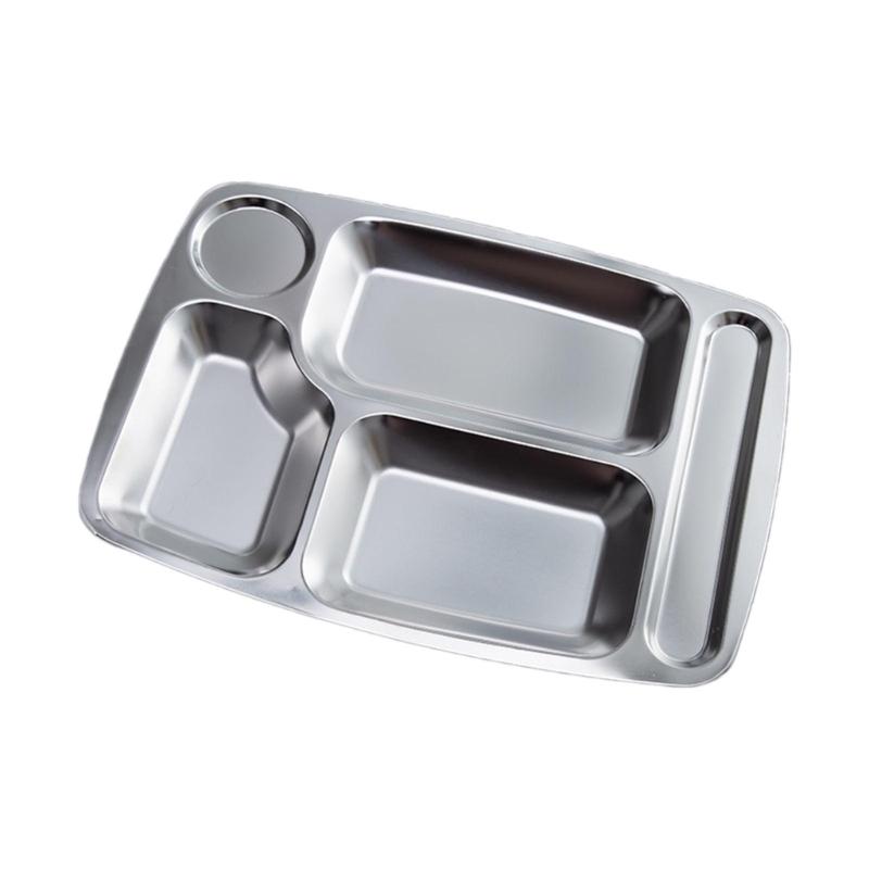 

Поднос с разделенными отделениями для тарелок, подходит для обедов и использования на кухне в деловых целях