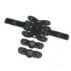 2 Pairs Bikes Pedal Straps Nylon Adjustable Metal Toe Clip 50cm Length Bicycle Pedal Toe Straps