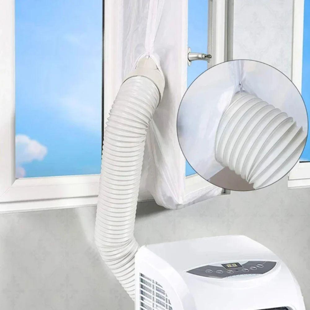 Adhesive Fast Window Seal With Zip AC Window Seal Portable Air Conditioner