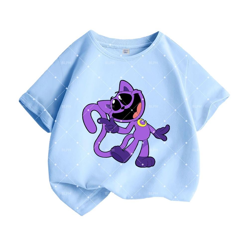 Cute Poppy Playtime Style Kids T-Shirt with Adorable Robot Design, Perfect for Zara Kids Lovers