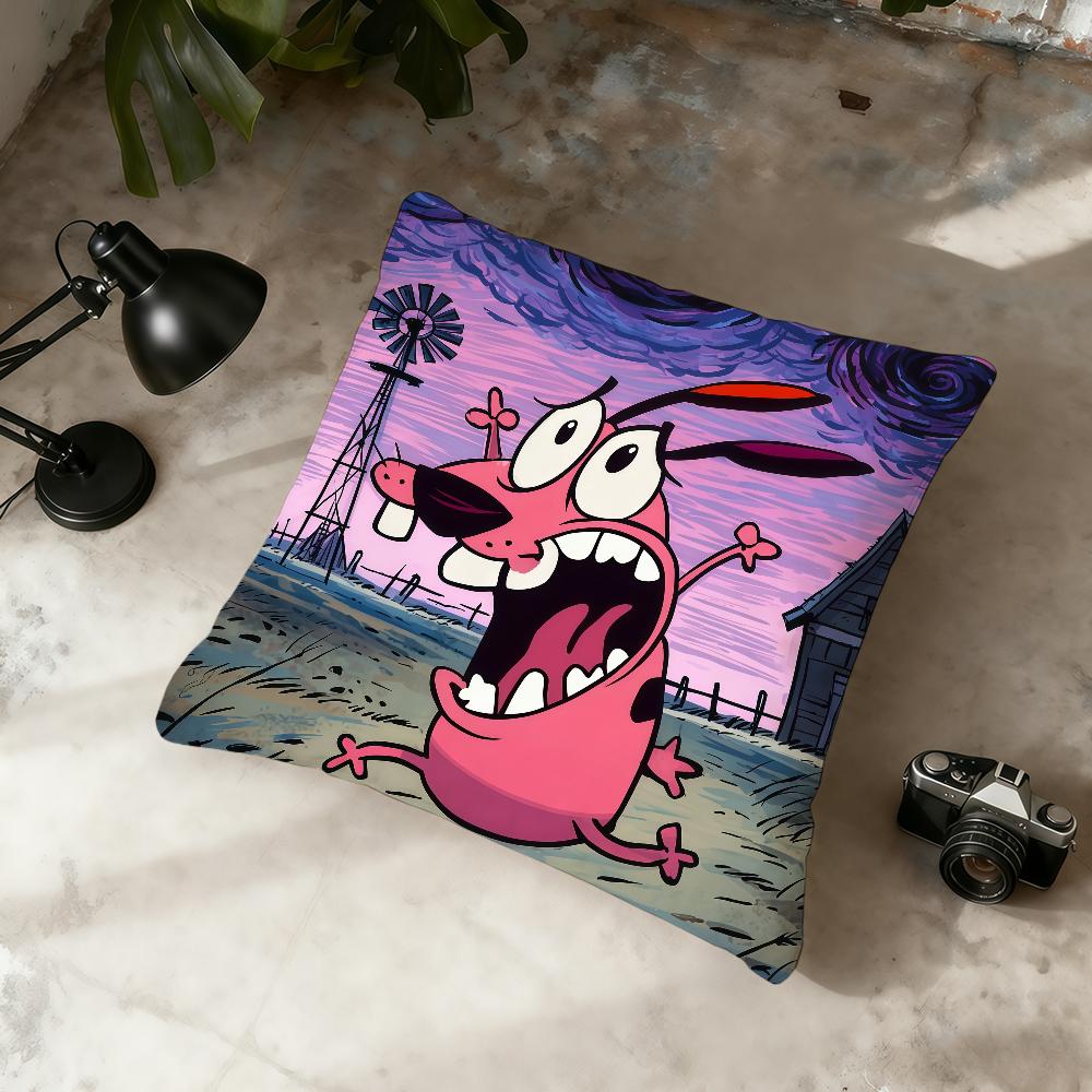 C-ODWAGA C-Pieski-tchórze poszewka na poduszkę Dom Biuro Wygodna Nordycka Prostota Hit Z zamkiem Poszewka na poduszkę