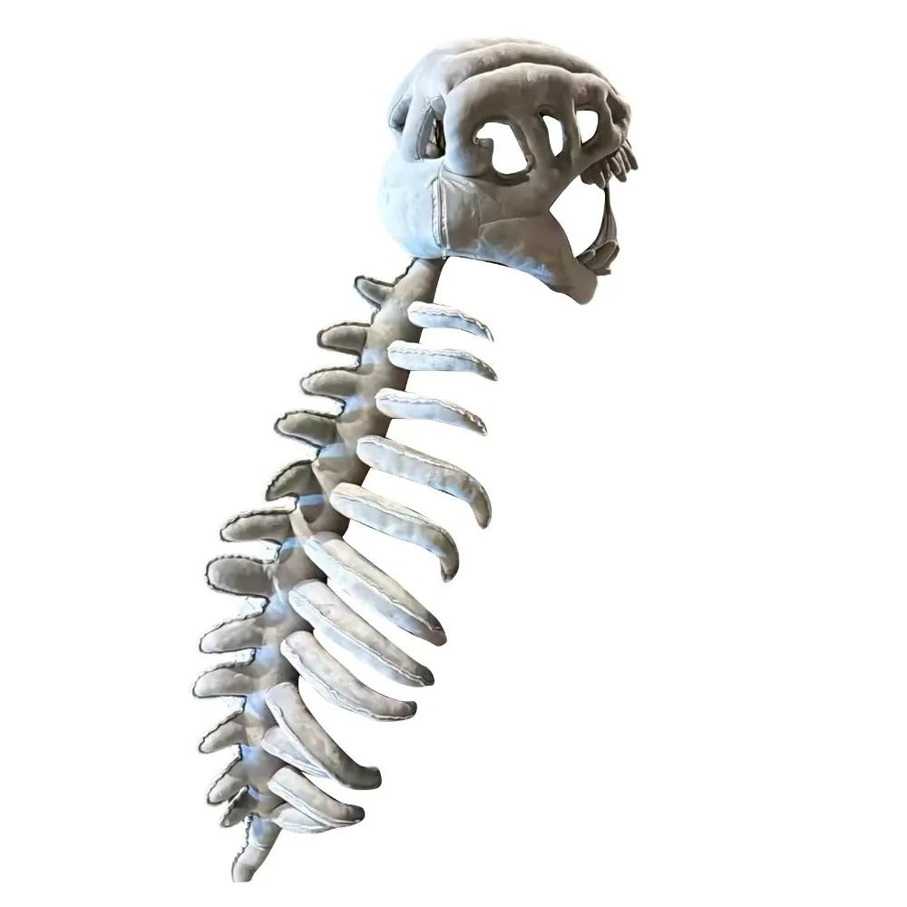 Funny Dinosaur Skeleton Costume Set 3D Dinosaur Skeleton Soft Dinosaur Skeleton Cos Props Novelty Unique Children