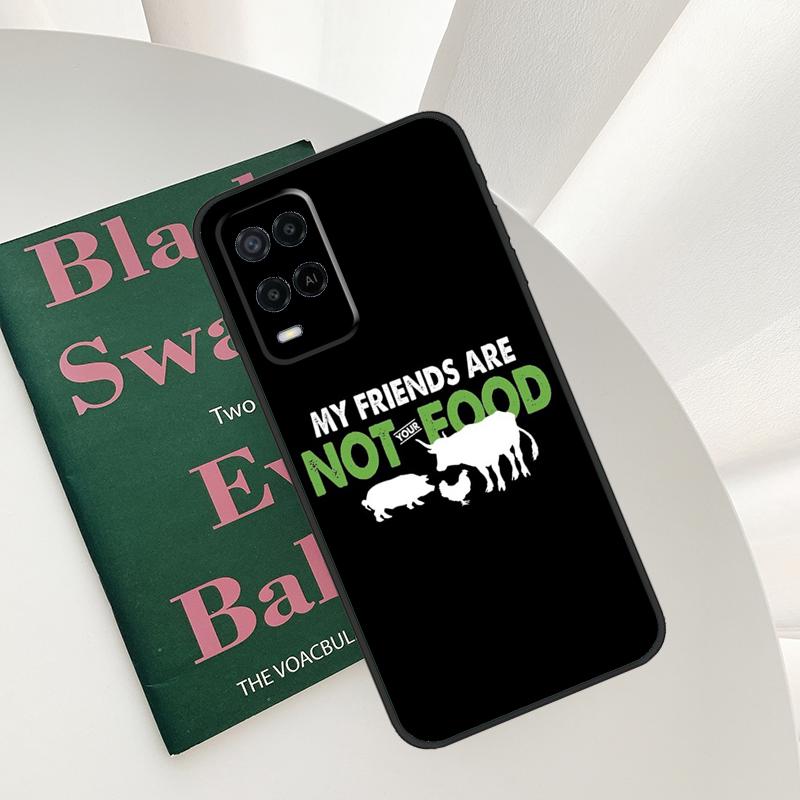 

Eat Fruit Not Friends Vegan Quote Case For Oppo A96 A76 A16 A15 A17 A52 A72 A54S A57S A58 A78 A98 A57 A77 A54 A74 A94 Cover OPPO A91