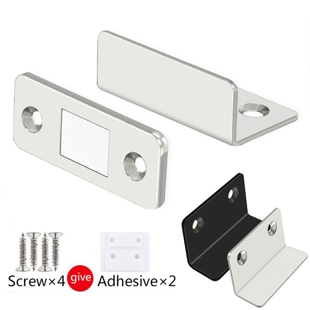 

L-shaped Invisible Door Suction Punch-free Self-adhesive Door Stopper Cabinet Suction
