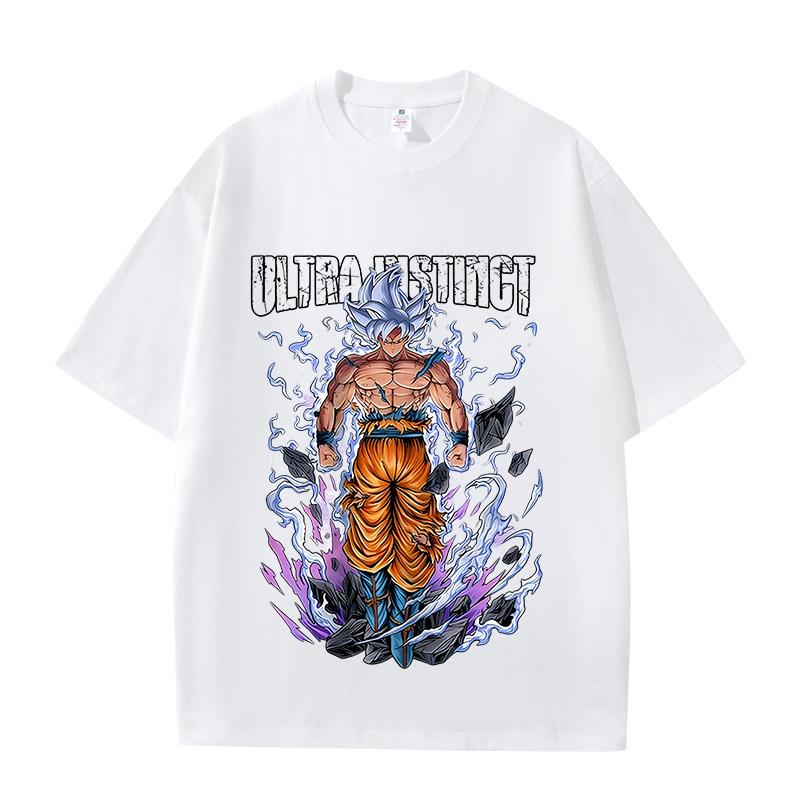 

2026 Hot Selling Dragon Ball Anime Adult TShirt 2D Printed Pure Cotton TShirt Unisex Casual Fashion Style S