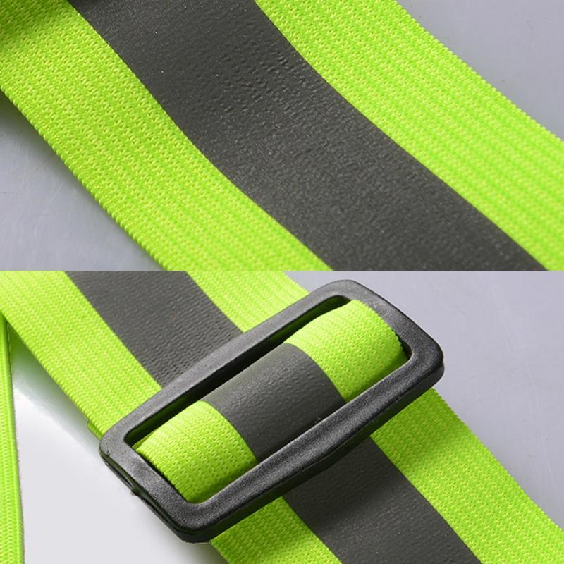Sicherheit, Sicherheit, Sichtbarkeit, hochverstellbar, reflektierende Weste, Ausrüstungsgurt, Jacke, Läufer, Reinigungsoffizier