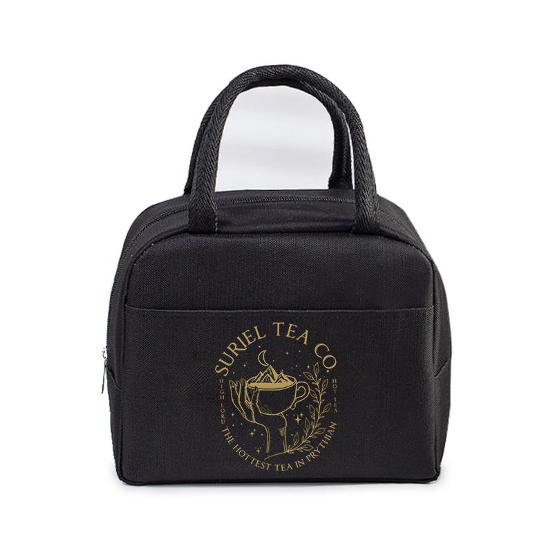 Fourth Wing Thermal Lunch Bag Women Men Office Student Bento Storage Insulation Bags Dragon Rider Fun Lunch Handbag for Kids
