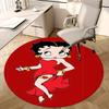 Betty Boop Chair Mat - Round Carpet for Home Decor, Office Use, Living Room