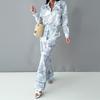 GMXIA Women's Fashion Casual Long Sleeve Pants Suits