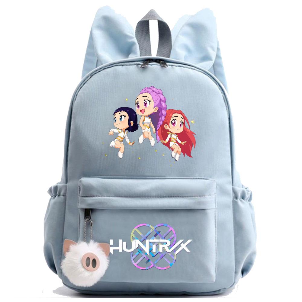 Anime K-Pop Printed Waterproof Backpack Student Teenager Bookbag for Boy Girl Bookbag Schoolbag Women Large Capacity Travel Bag Kid Gift Mochila