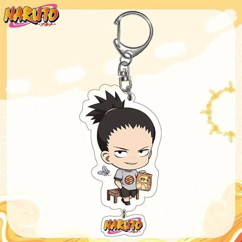 Anime Naruto Acryl Schlüsselanhänger Mithelfer Uzumaki Naruto Cartoon Schlüsselanhänger